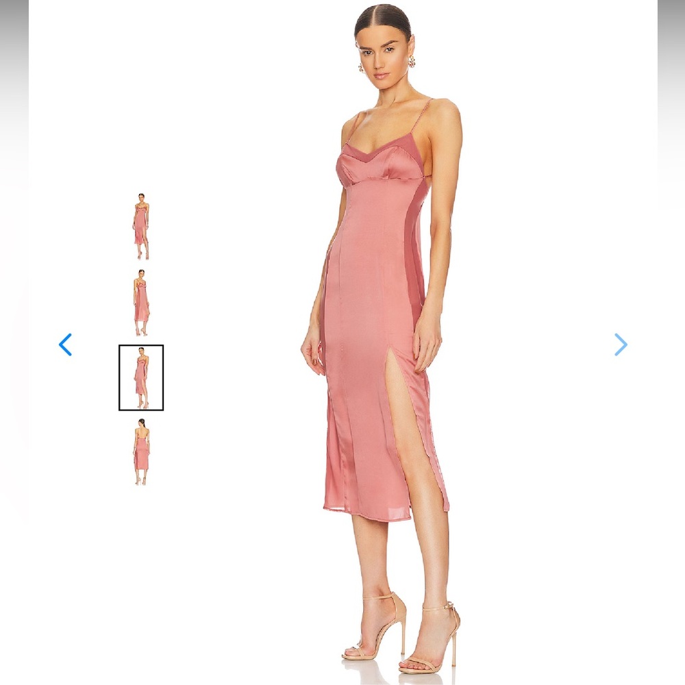 Free People X Intimately FP City Cool Midi Slip Canyon Clay